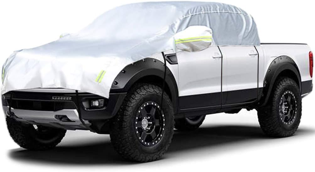 Half Car Cover Cotton All Weather Waterproof Universal D18629