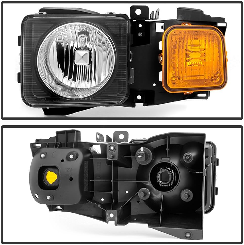 For 2006-2010 Hummer H3 H3T Headlights Driver + Passenger Side Pair J673