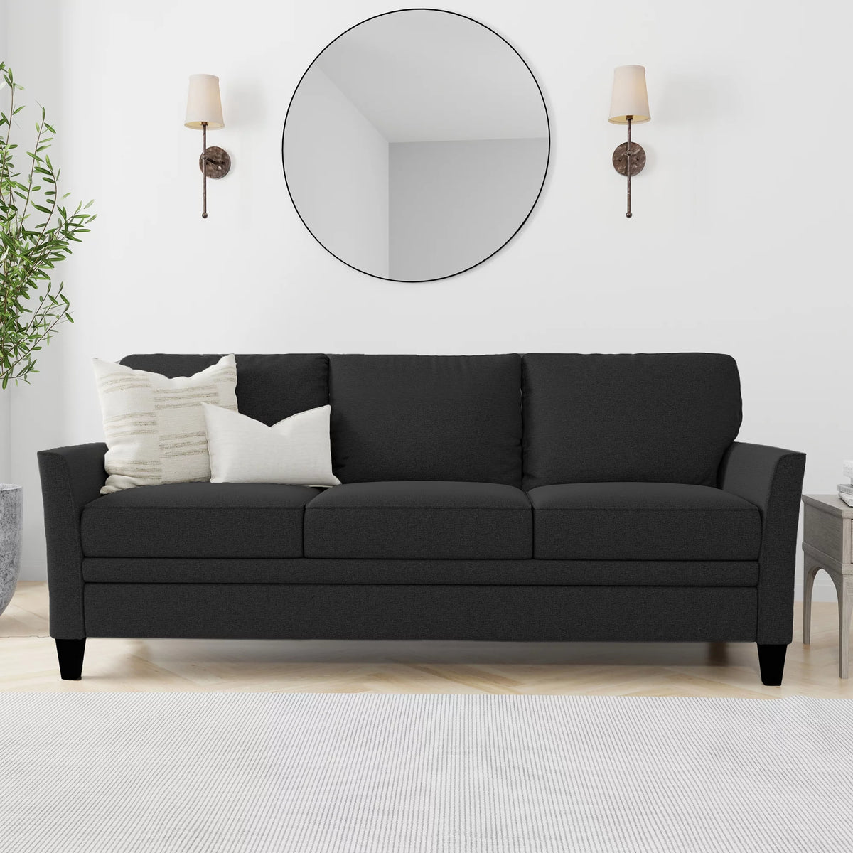 Black 3 Seat Sofa Z874387
