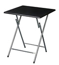 Extra Large Metal Folding TV Tray Table Black H93415