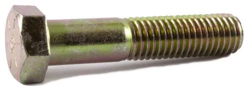 8 x 6 Grade 8 Hex Cap Screw Yellow Zinc Plated (25) G458323