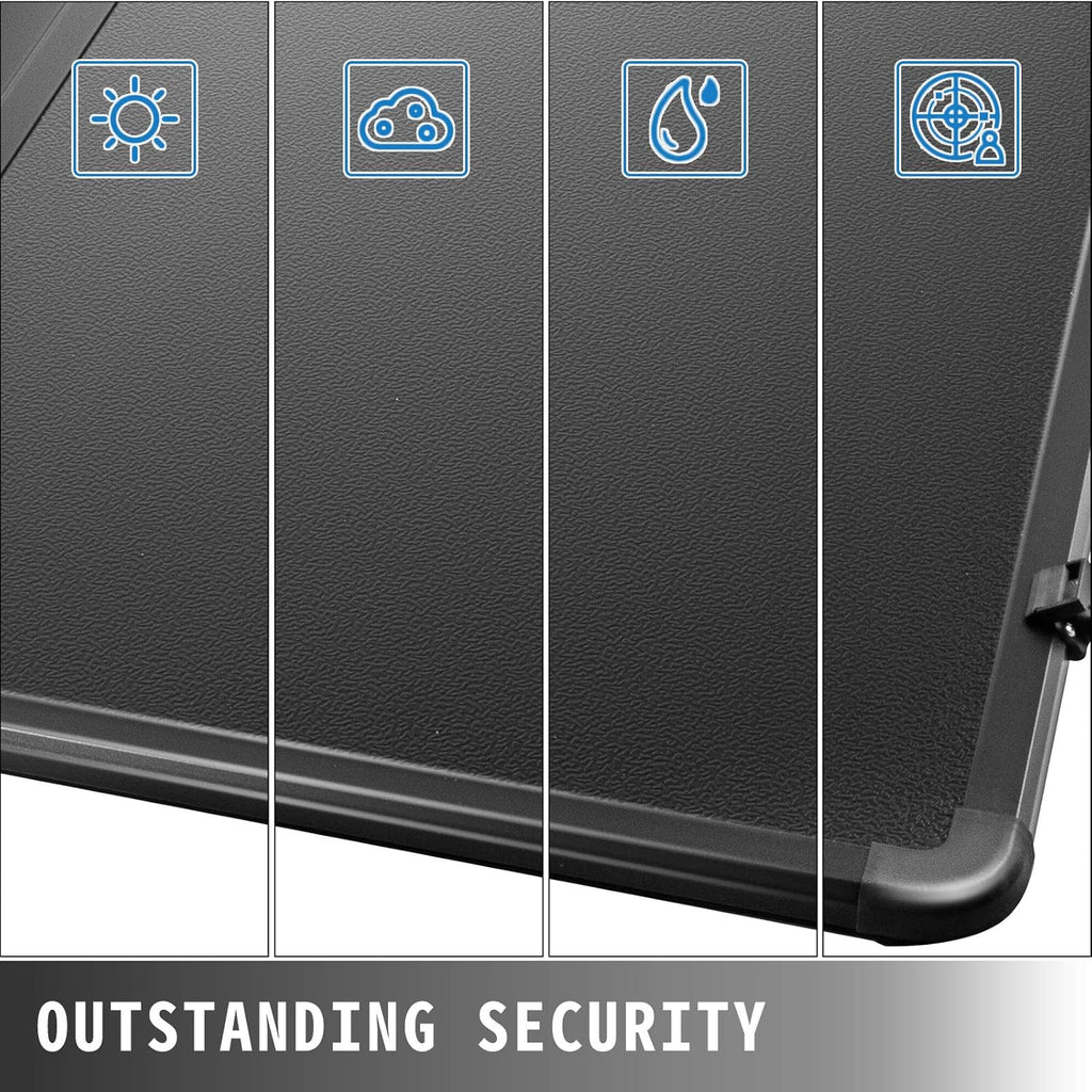 Tri-Fold Hard Truck Bed Tonneau Cover Q9869