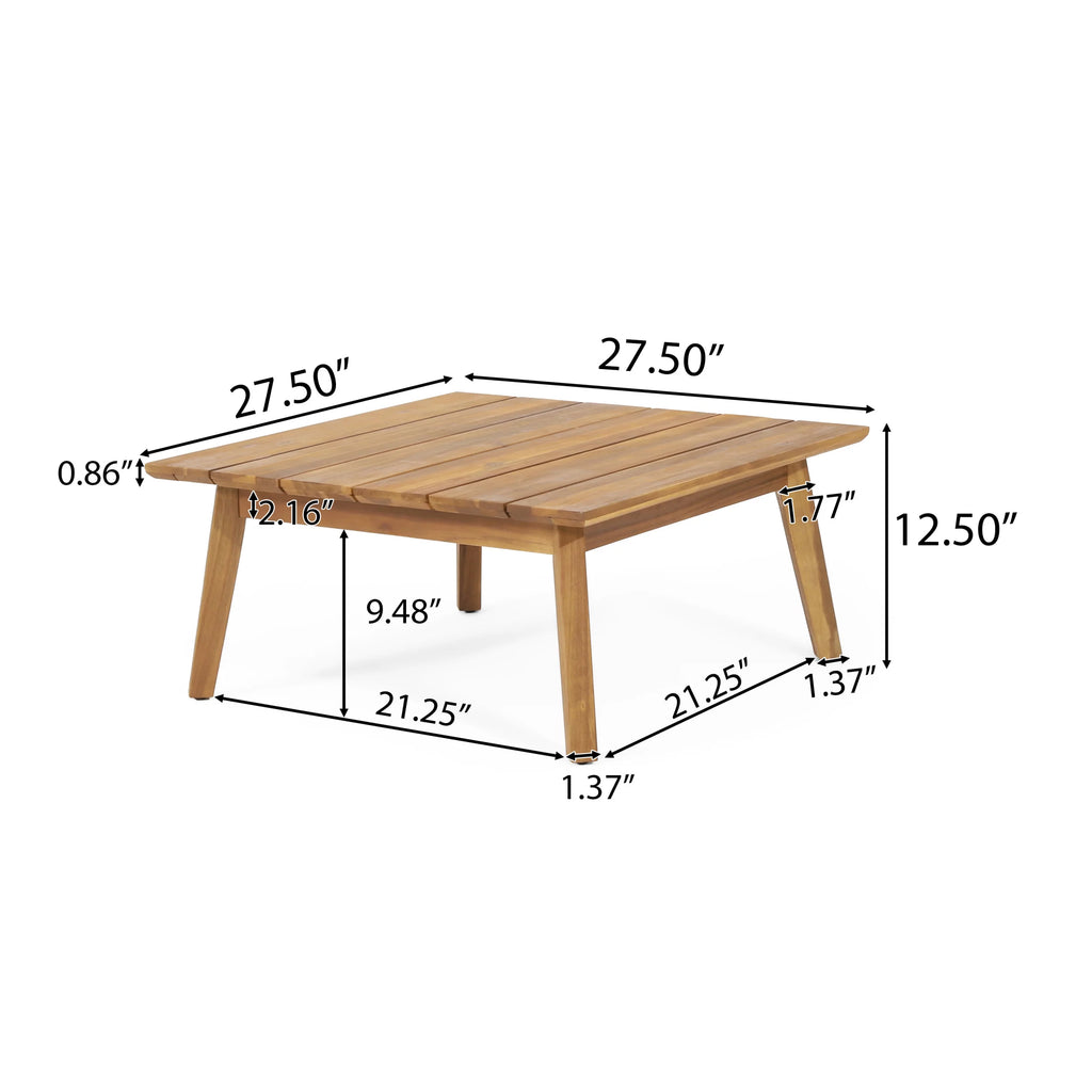 Acacia Wood Outdoor Coffee Table A82133