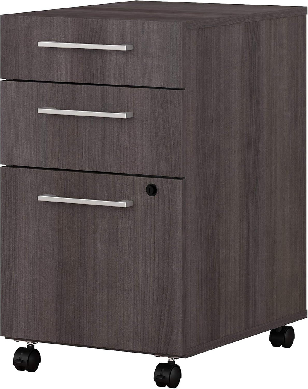 3 Drawer Mobile File Cabinet in Storm Gray V628