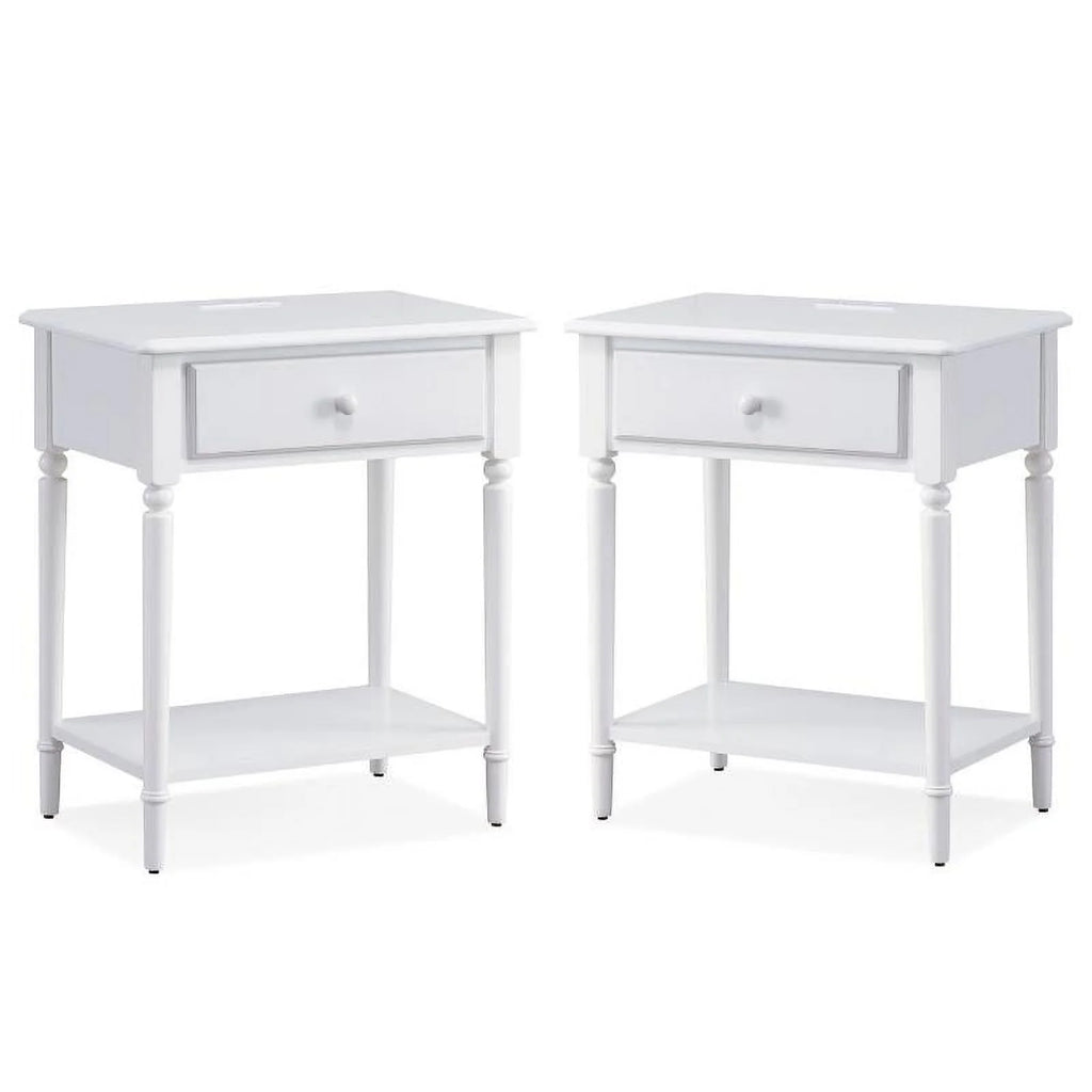 White Nightstand Set M29257