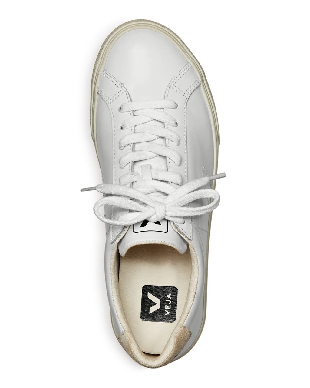 Extra White Leather Trainers A223