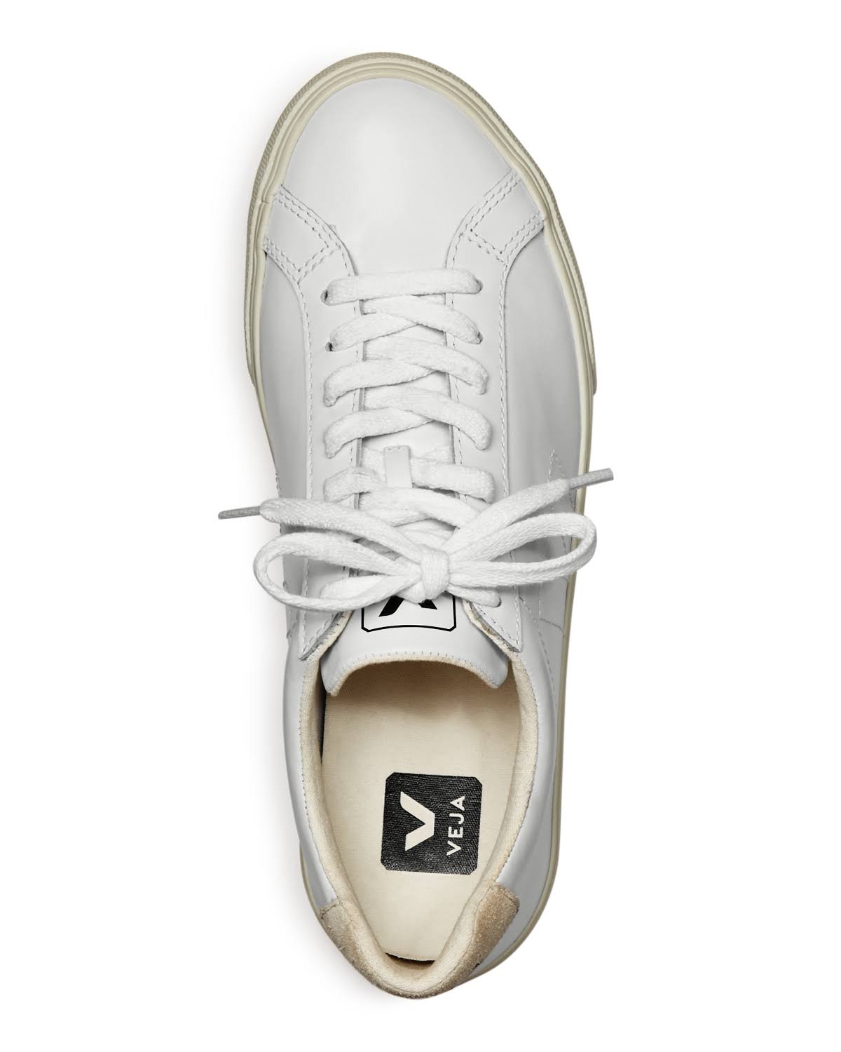 Extra White Leather Trainers A223