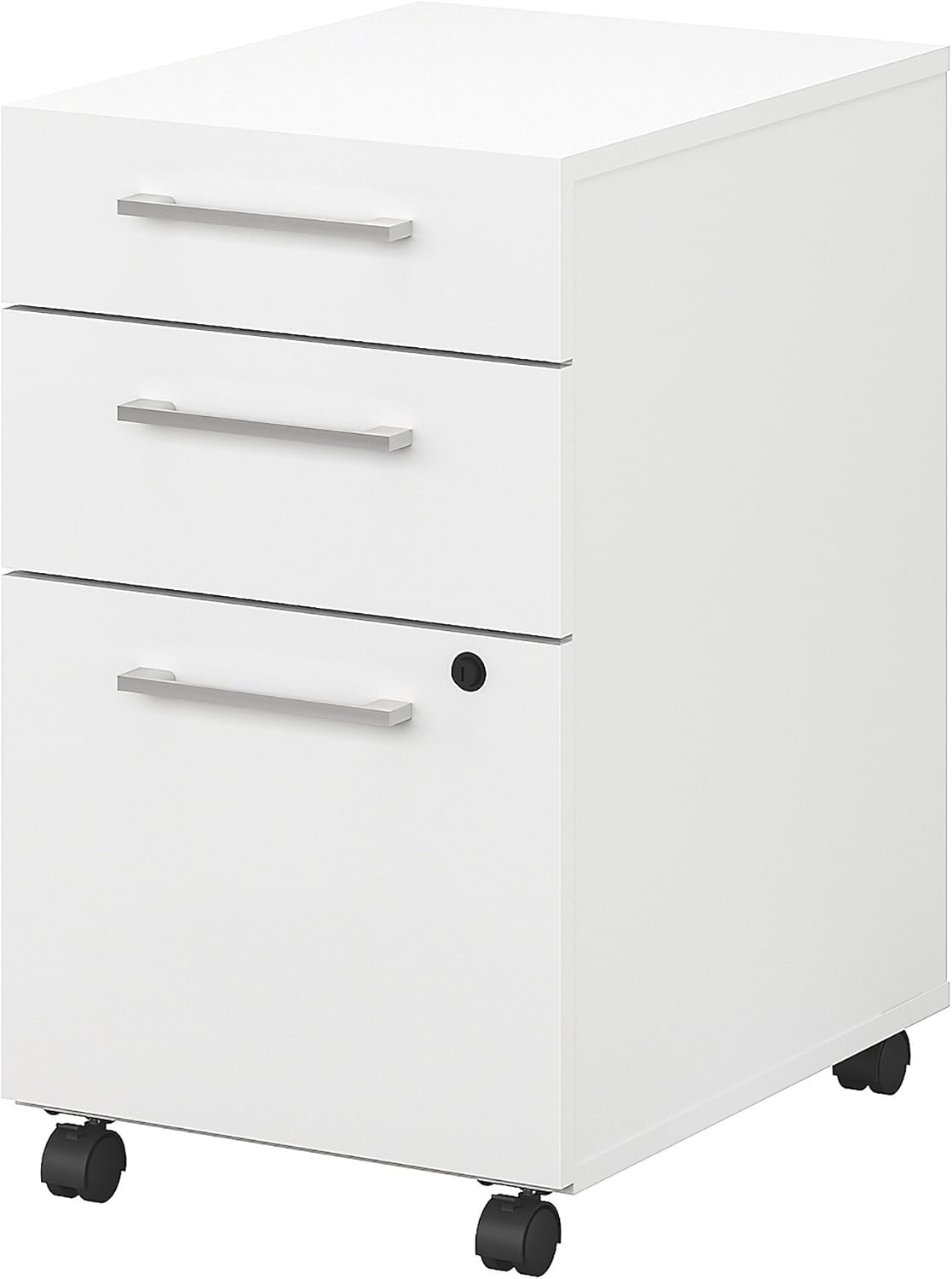 3 Drawer Mobile File Cabinet in Storm Gray V628