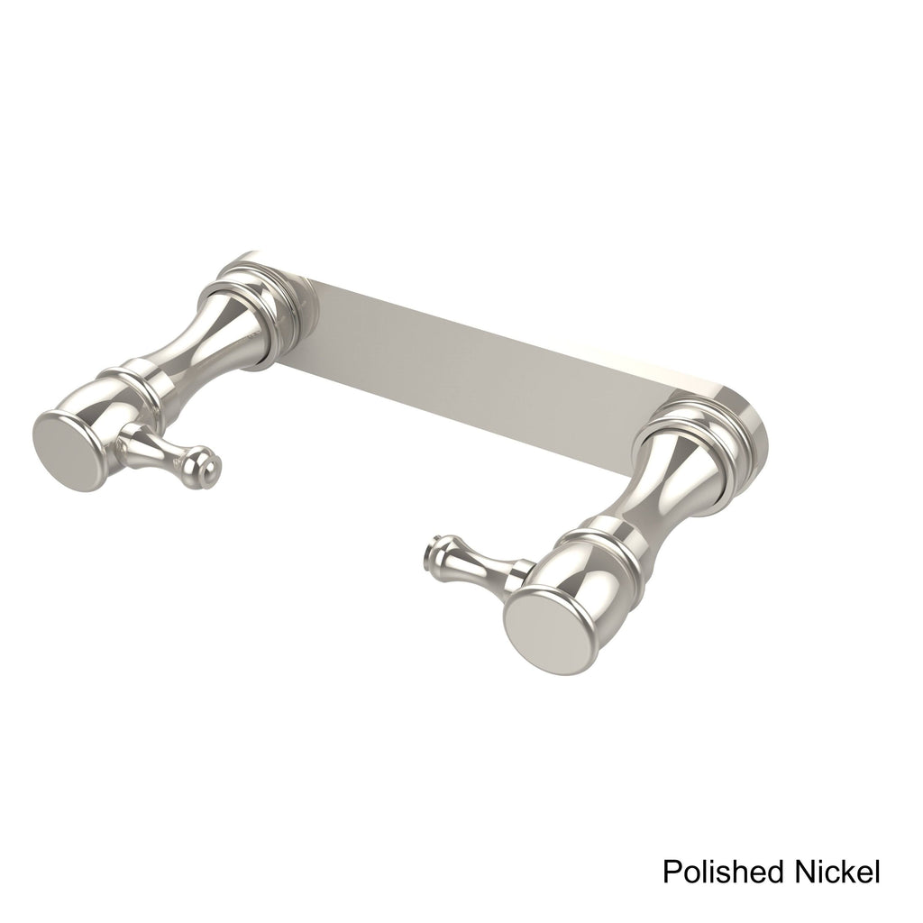 Polished Nickel Rollerless Toilet Tissue Holder Q31616