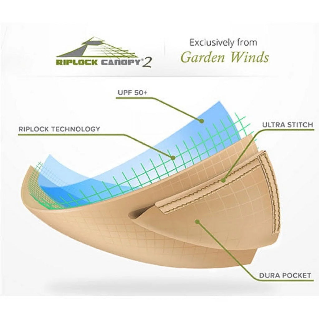 Replacement Canopy Top for 10x12 Leaf Gazebo H4048