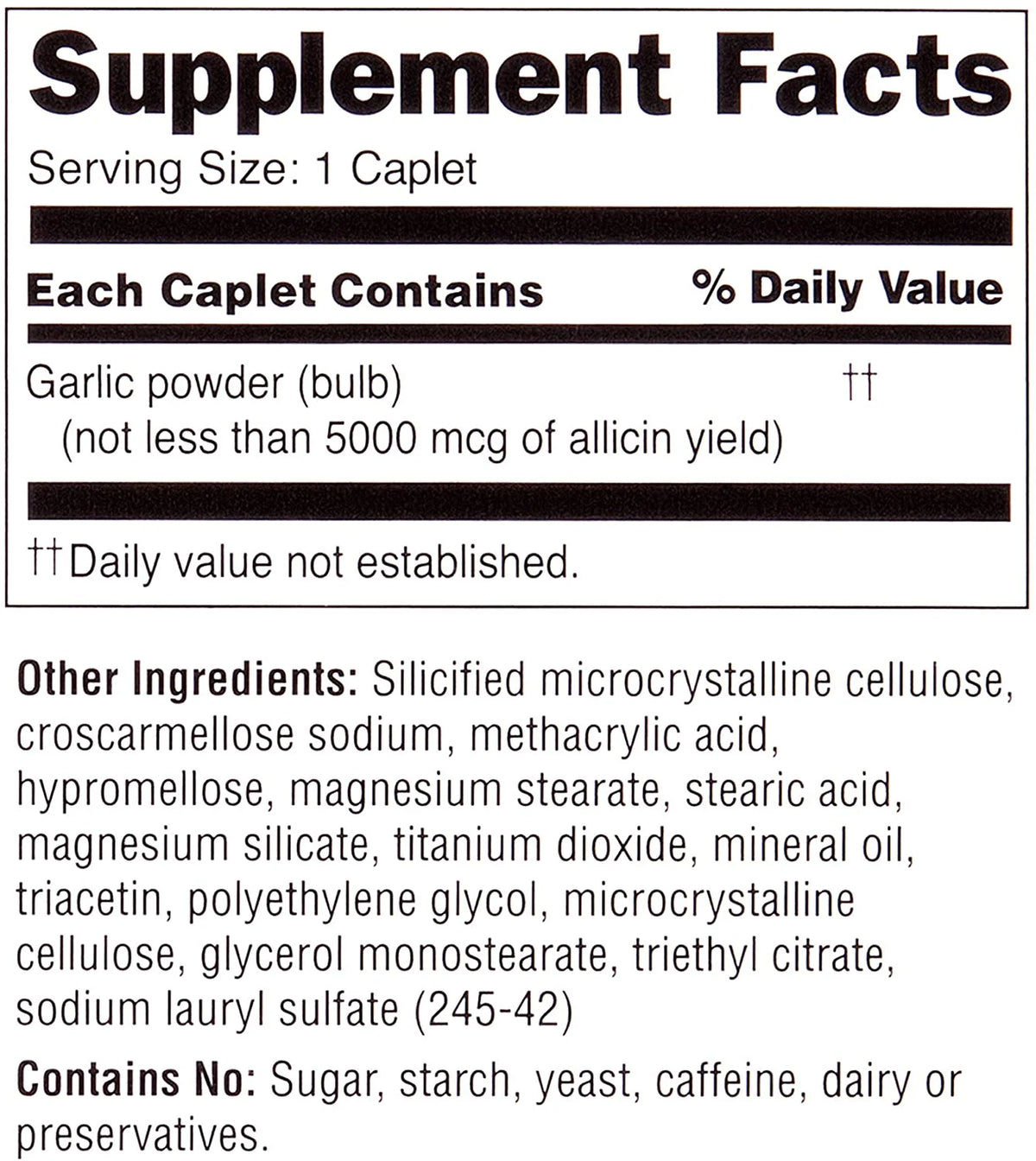 30 Tablets (Pack of 6) Caplets D62306
