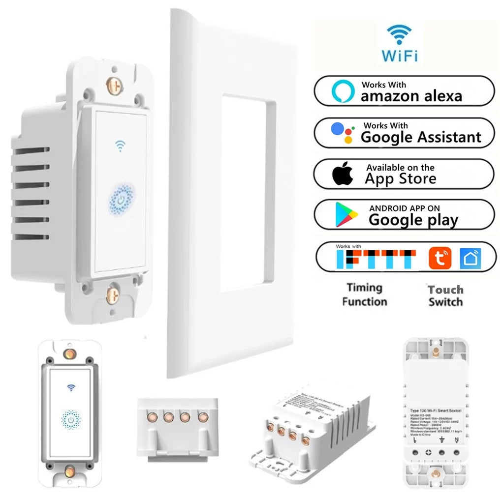 Wi-Fi Light Switch Single Pole V5865