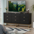 White 9 Drawer Wood Dresser R108
