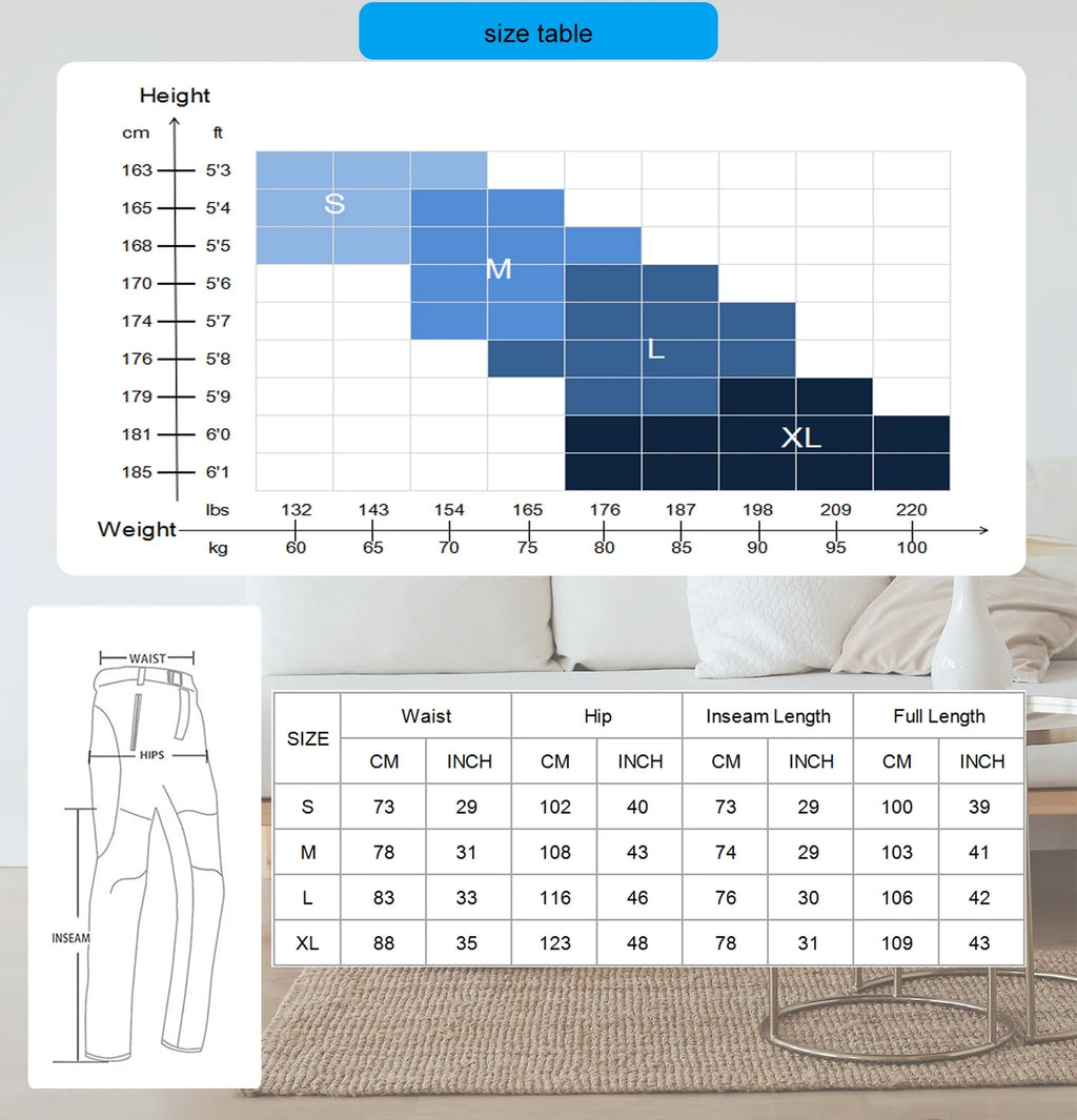 Waterproof Fleece Lined Softshell Ski Pants J732974