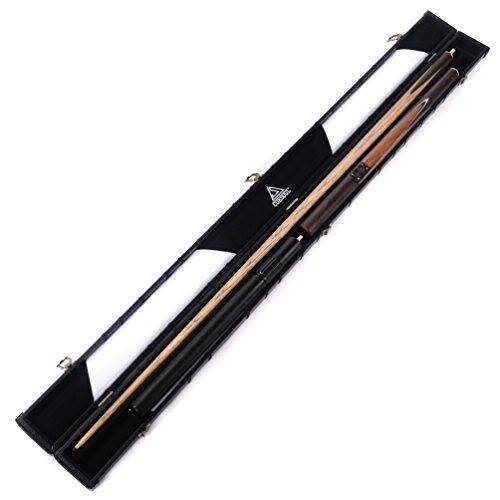 Handmade 57 Rosewood 3/4 Piece Snooker Cue with Black Case and Extension I86368