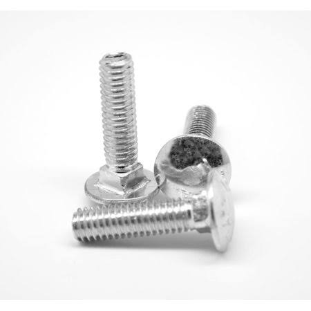 5/16 inch-18 x 3 3/4 inch Coarse Thread Grade 5 Carriage Bolt Medium Carbon Steel Zinc Plated Pk 100 Q430480