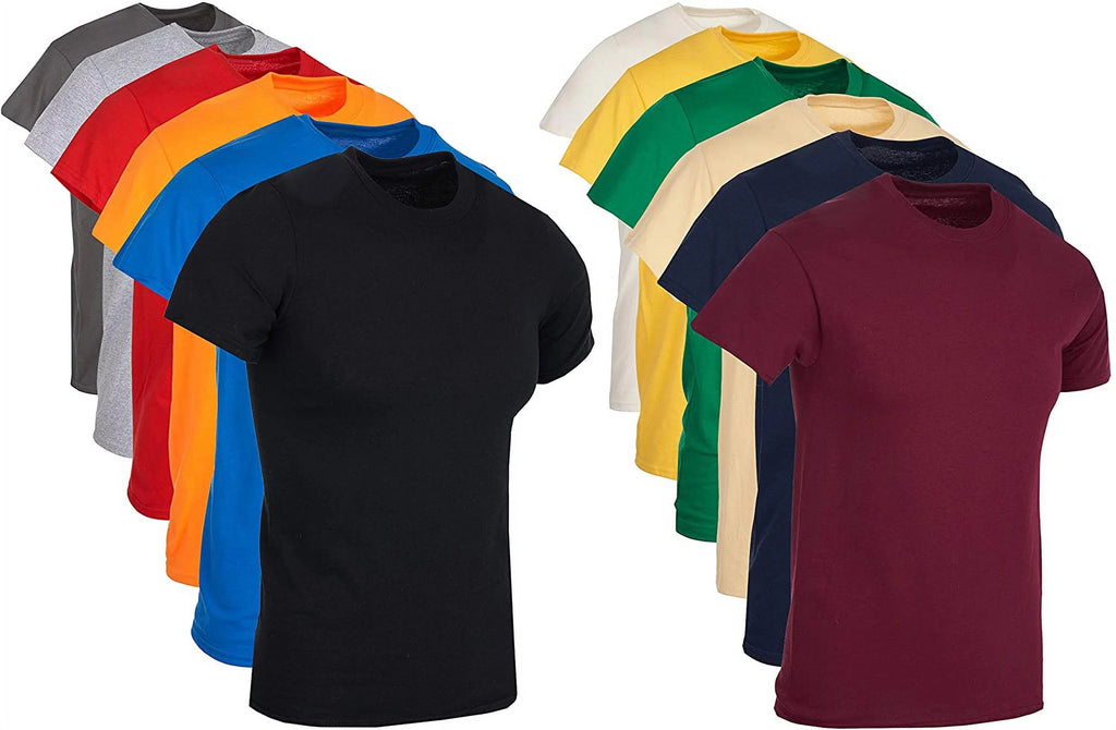12 Pack Plus Size Men Cotton T-Shirt H242
