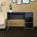 Black Computer Desk with Keyboard Tray E48224
