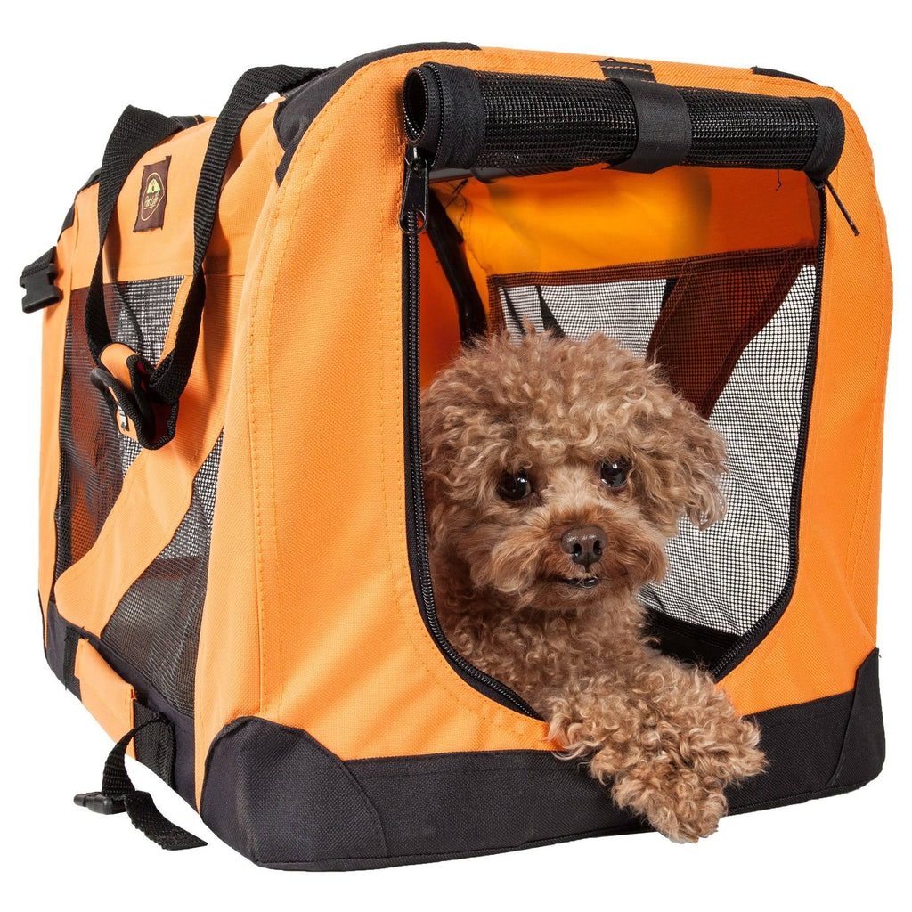 Folding Pet Dog Carrier, Orange O308