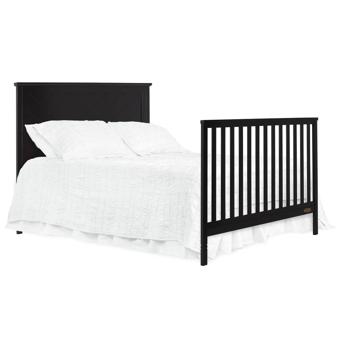 5 in 1 Convertible Crib Black K448