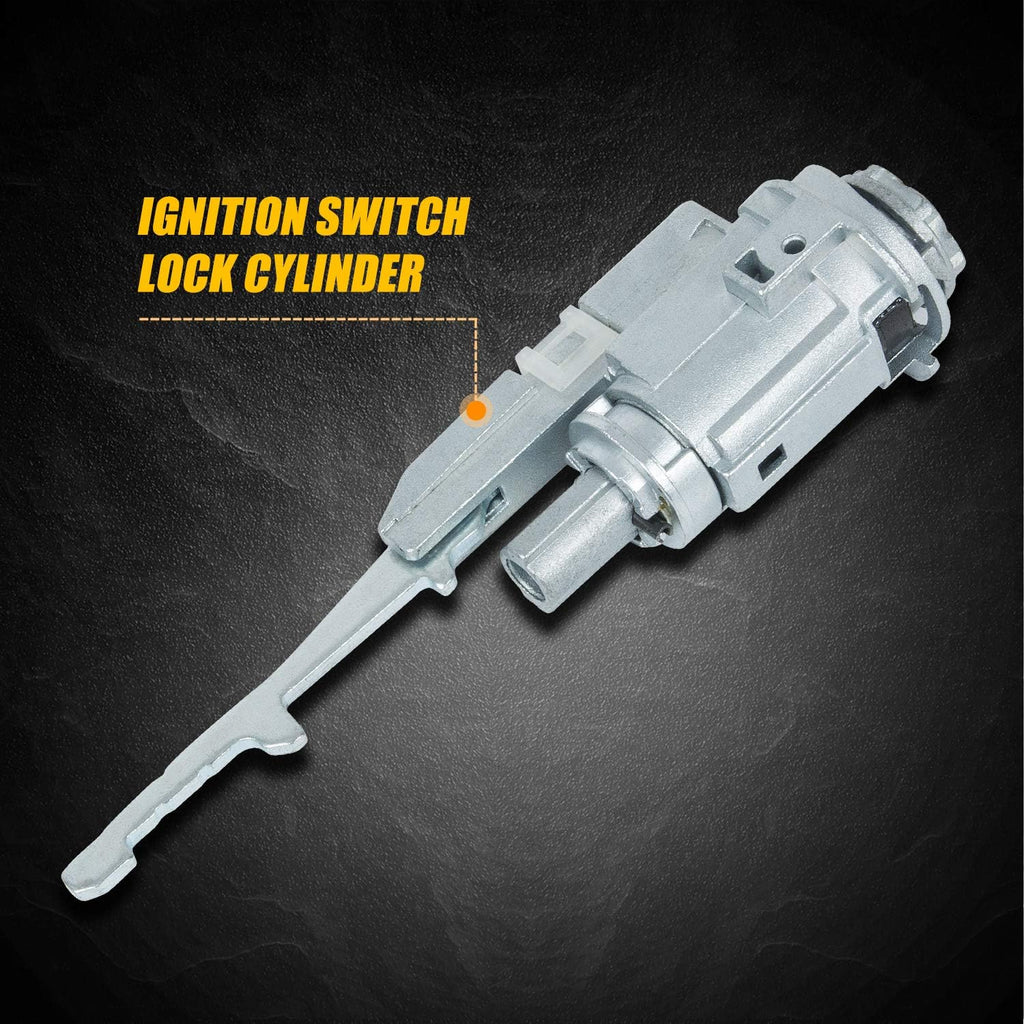 Ignition Switch Cylinder and 2 Door Lock Cylinders With 2 keys Pack of 2 I9499