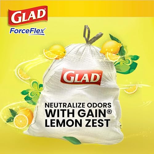 13 Gallon White Drawstring Trash Bags, 110 Count R8788