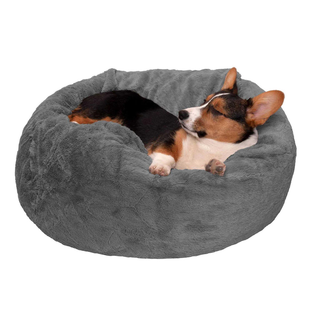 Round Plush Ball Dog Bed H2314