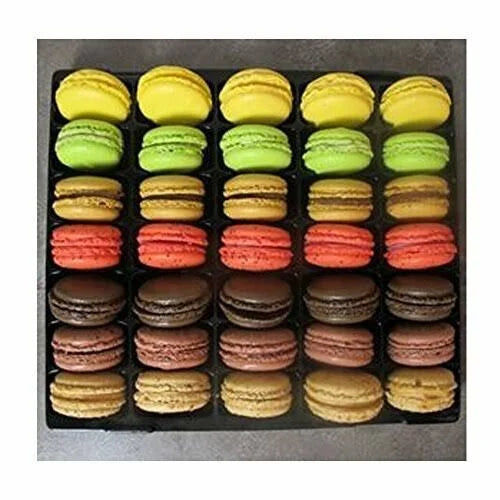 35 Pieces 6 Flavors French Macarons Assortment V969451