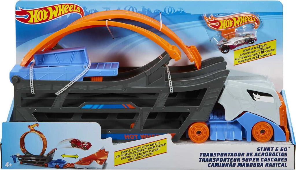 Hot Wheels Stunt and Go Transporter Truck B400