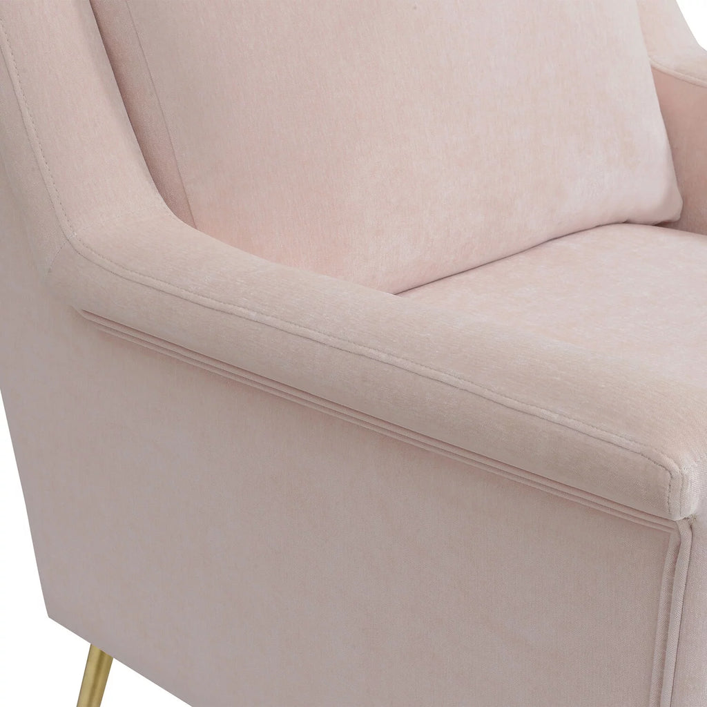 Blush Pink Accent Chair F45359