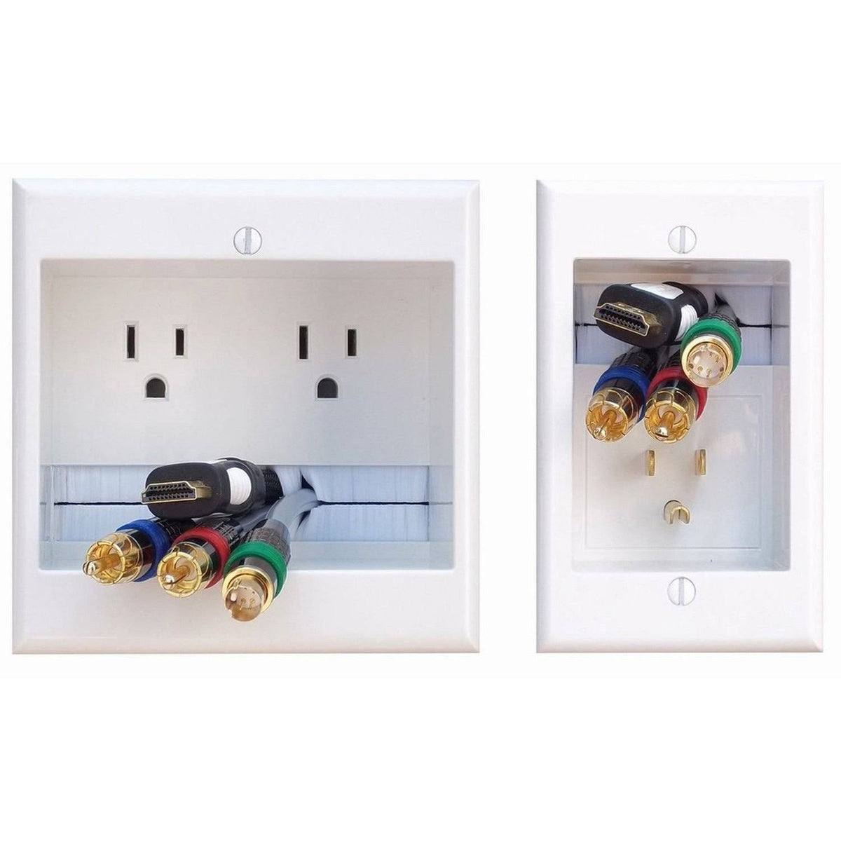 Recessed In-Wall Cable Management W176