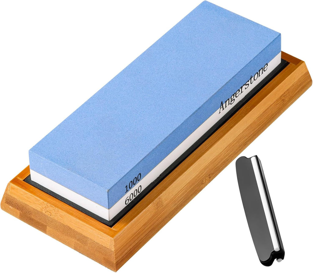 1000/6000 Grit Whetstone with Slip-Resistant Silicone Base D82834