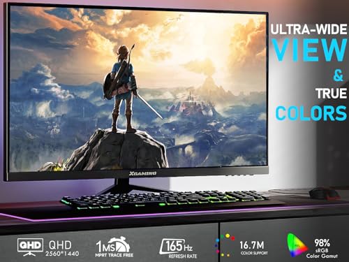 27'' QHD 165Hz 2560 x 1440 Gaming Monitor S852
