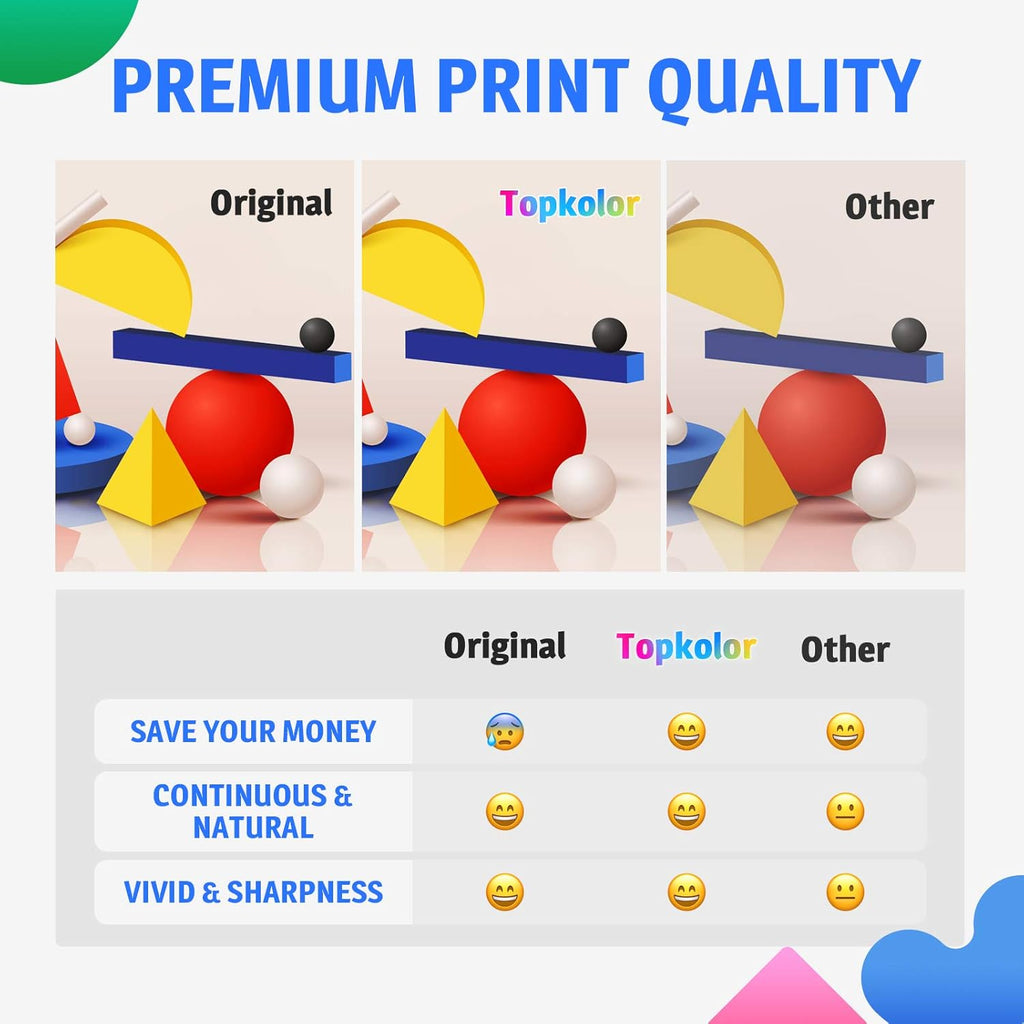 4-Pack Compatible Ink Cartridges for HP PageWide Pro Printer U2507