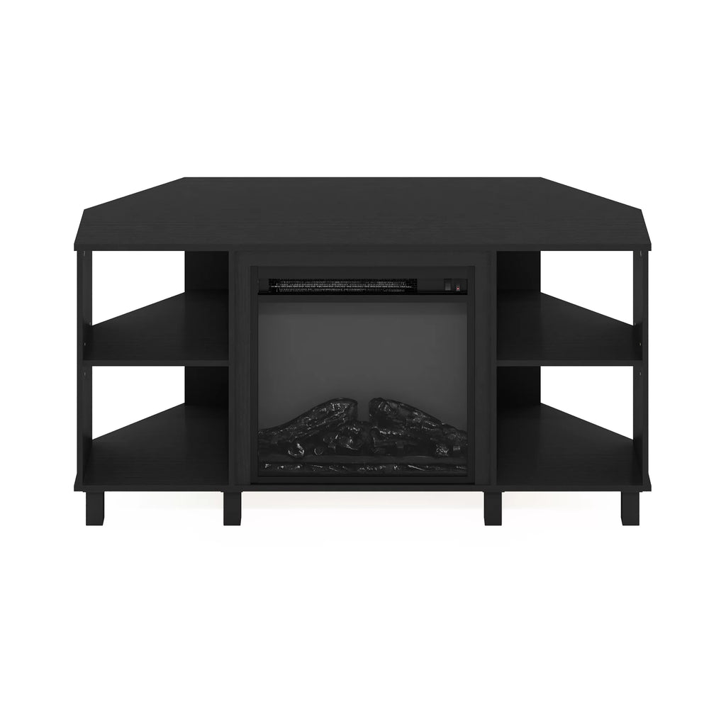 Corner Fireplace TV Stand with Metal Leg for TV up to 55 Inches K62712