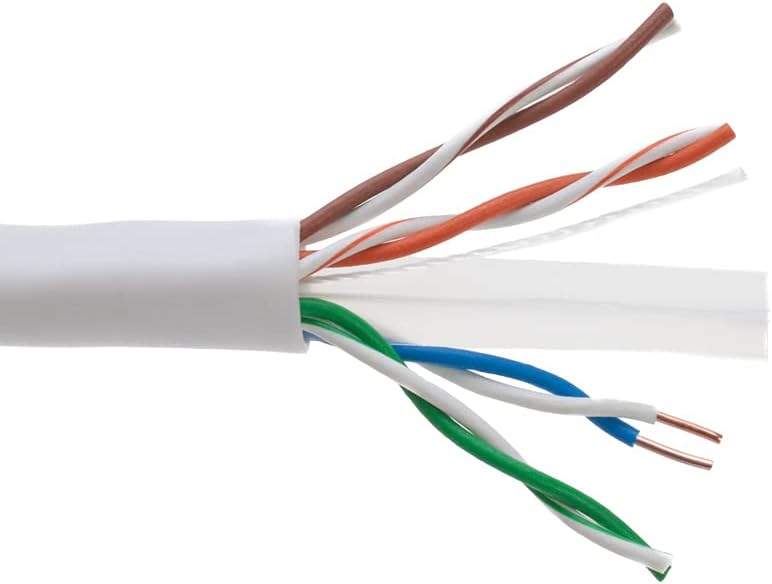 1000ft CAT6 Solid Ethernet LAN UTP 23AWG Network Cable (Blue) L522