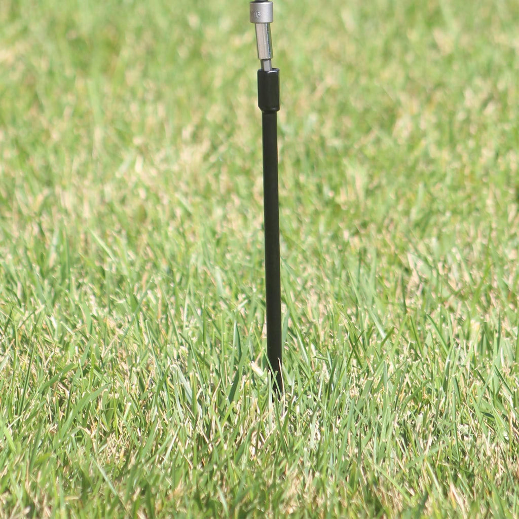 Black Ground Anchor 15 Inches, 10MM Thick, 8 Pack Z4259