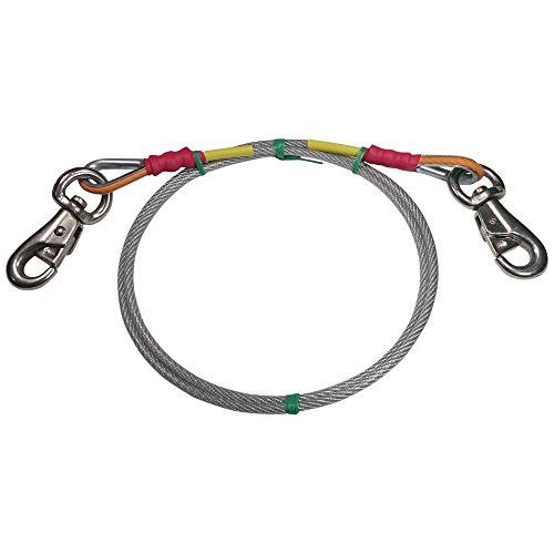 Super Heavy Duty Dog Tie Out Cable with Cattle Snap Both End D7087