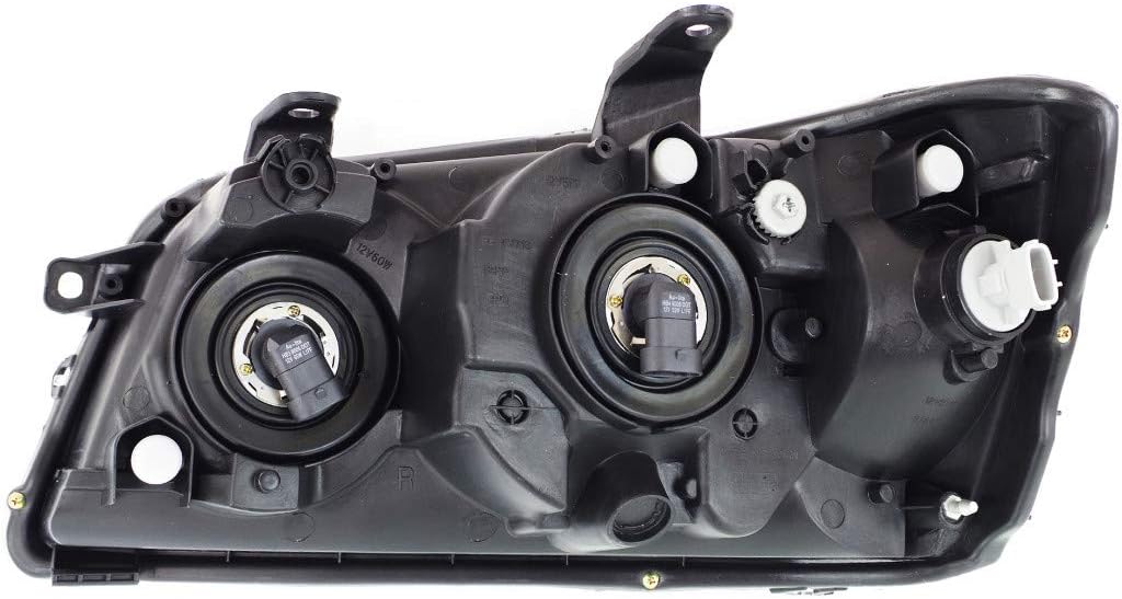 Headlight Assembly for Toyota Highlander 2001 2002 2003 Passenger Side Pack of 2 Q497204
