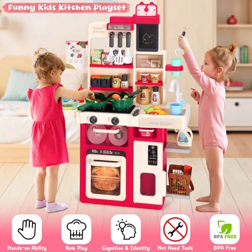 Green Kids Kitchen Playset with Sound and Light O77155