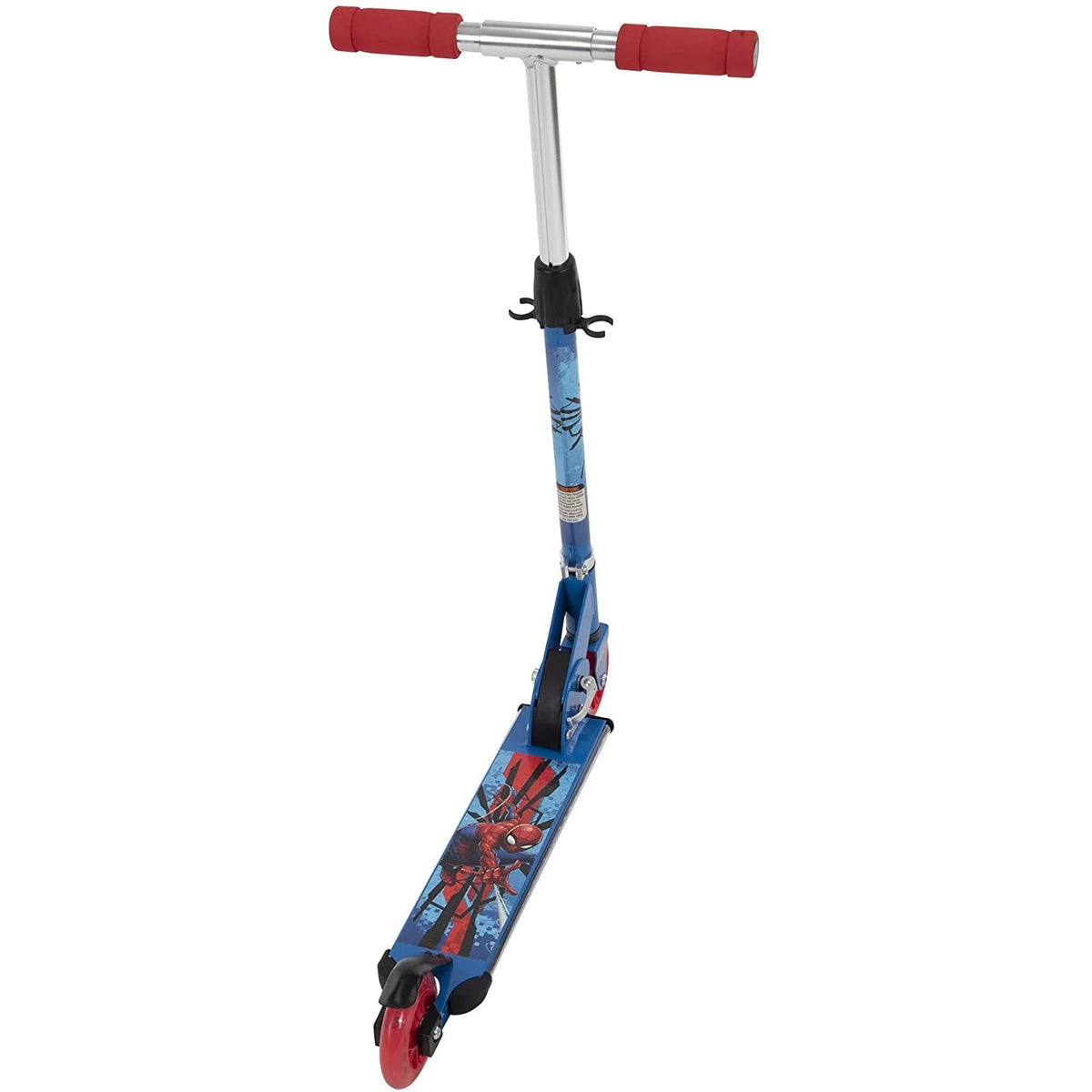 Spider-Man Steel 2 Wheel Scooter with LED Lights Z1842