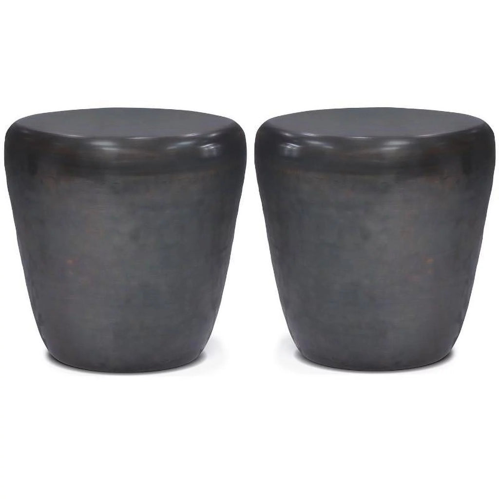2-Piece Metal Accent Side Table Set I735