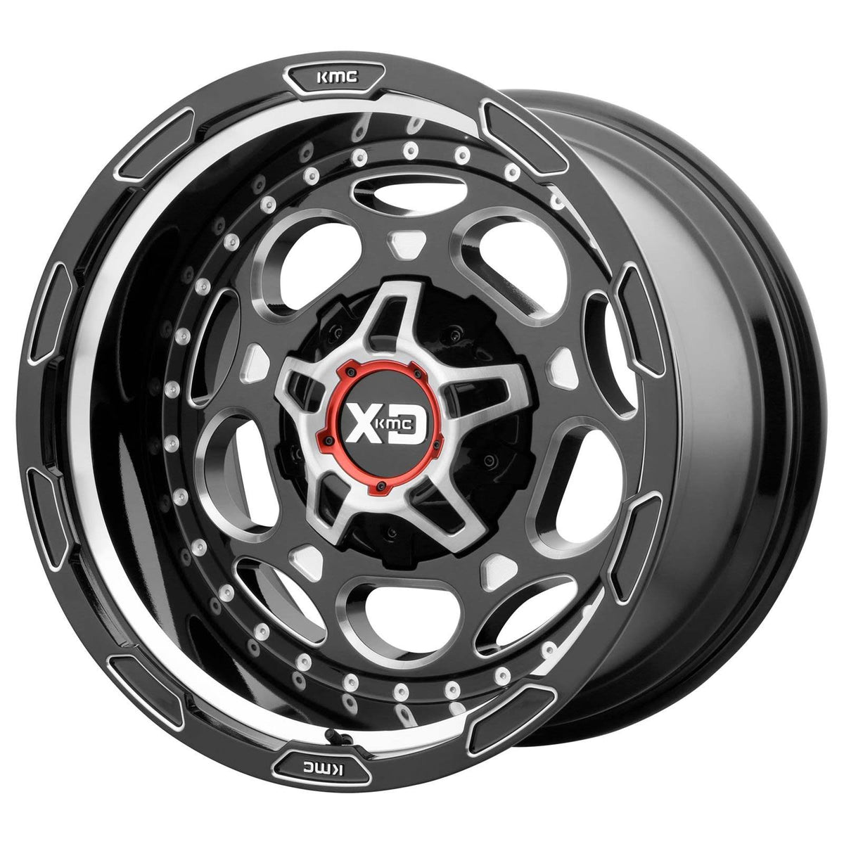 Gloss Black Milled Wheel U8409