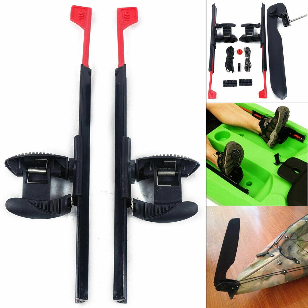 Kayak Foot Braces Pedals with Tail Rudder V140196