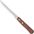 4-1/4-Inch Stainless Steel Serrated-Edge Steak Knives with Wooden Handles S846827