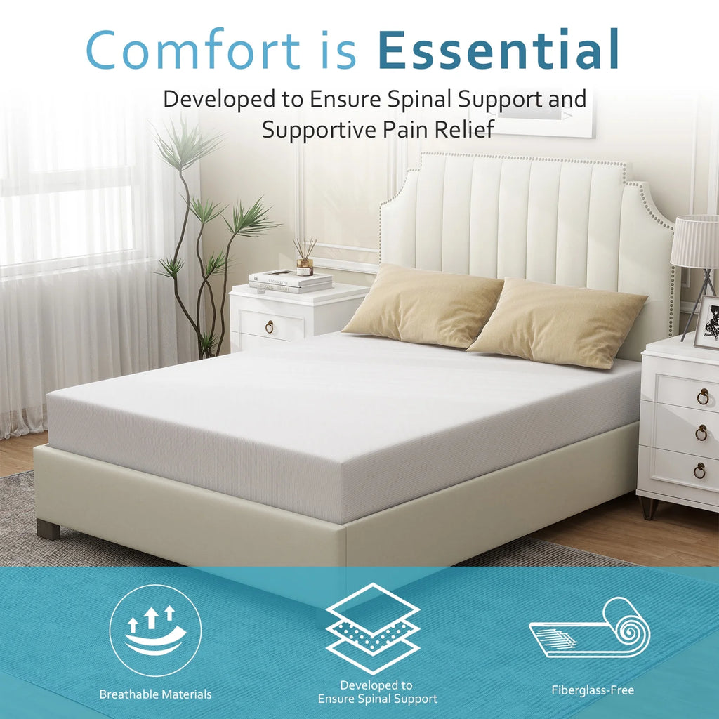 Twin Size Memory Foam Mattress with Cover Z768
