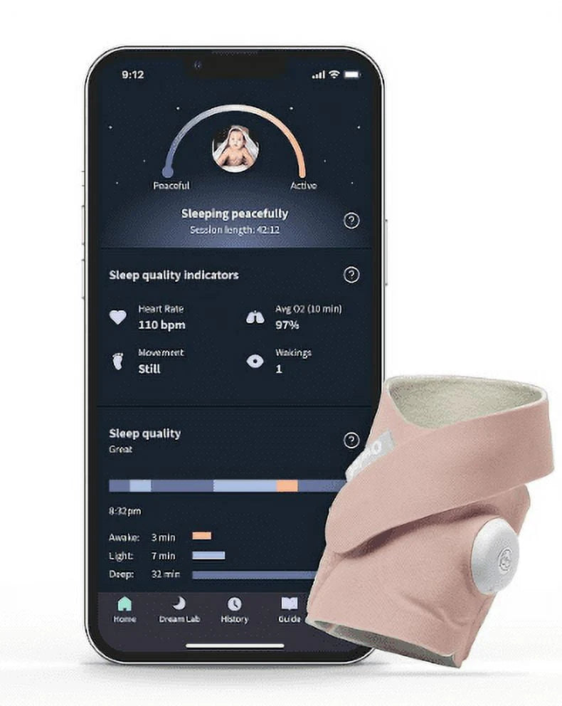 Smart Baby Monitor with Live Health Readings & Notifications P572684
