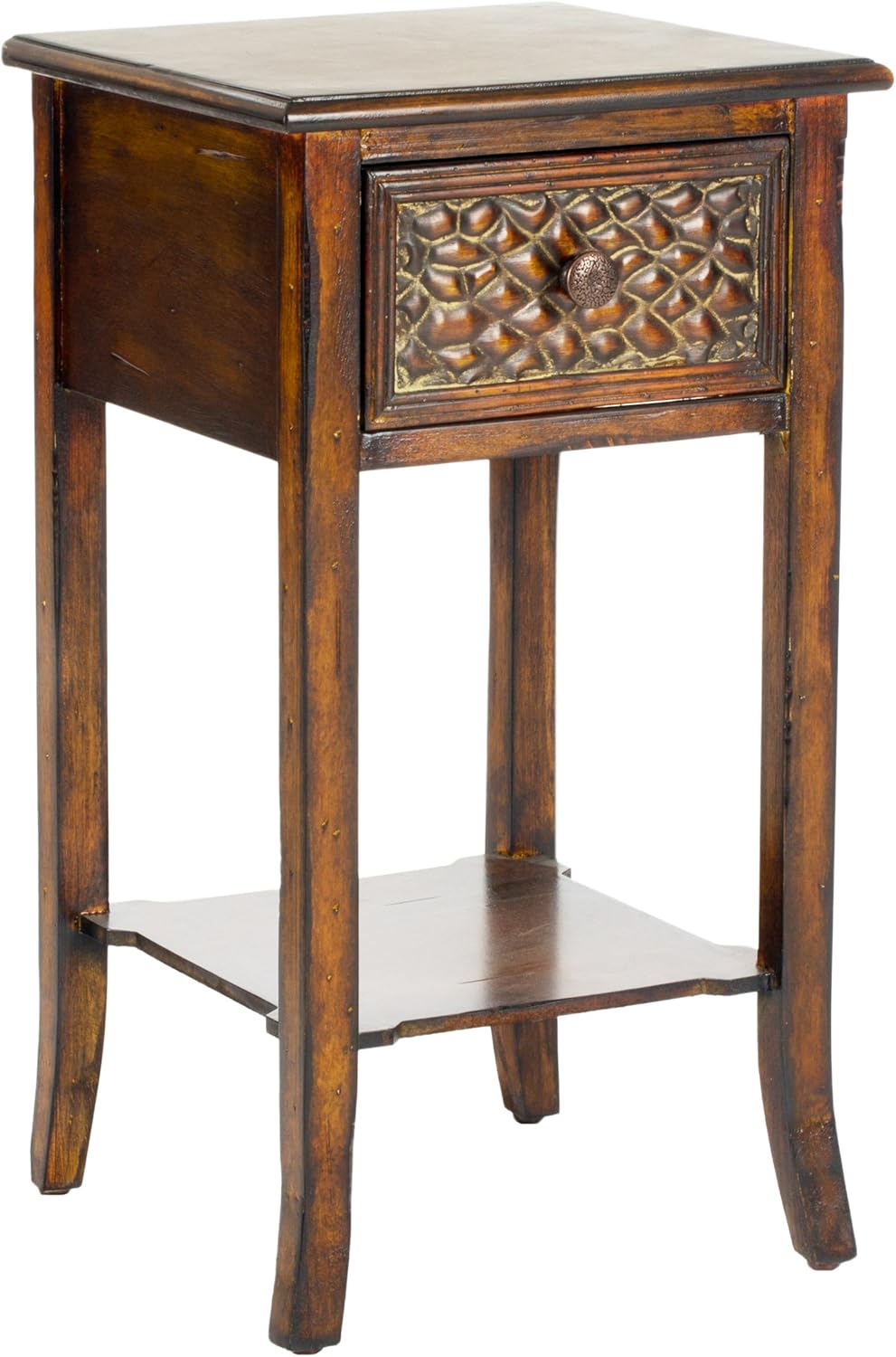 Dark Brown End Table Y38318