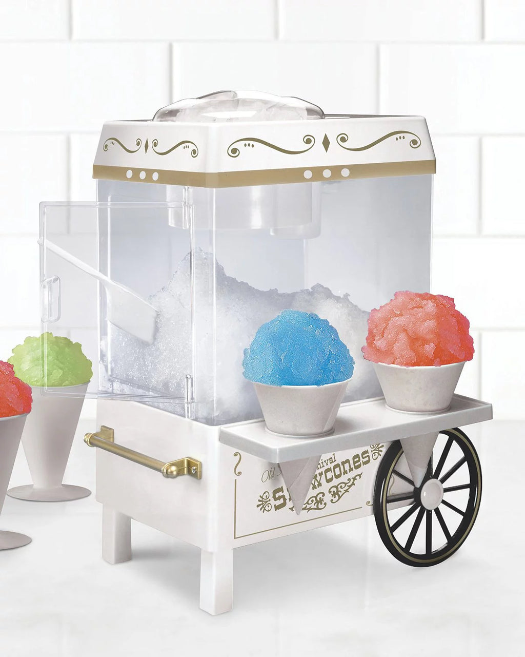 White Snow Cone Maker J474