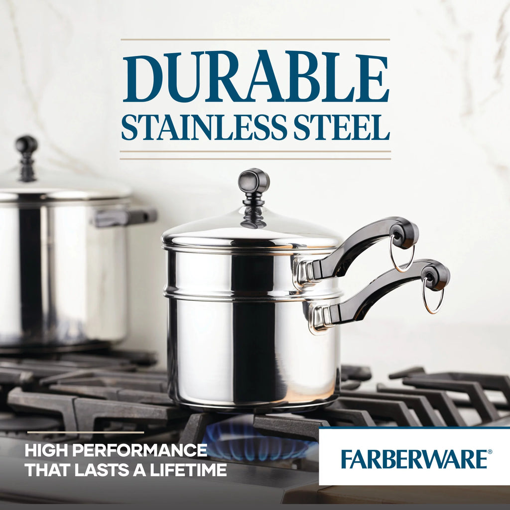 Stainless Steel Covered Saucepan 2 Qt L24667